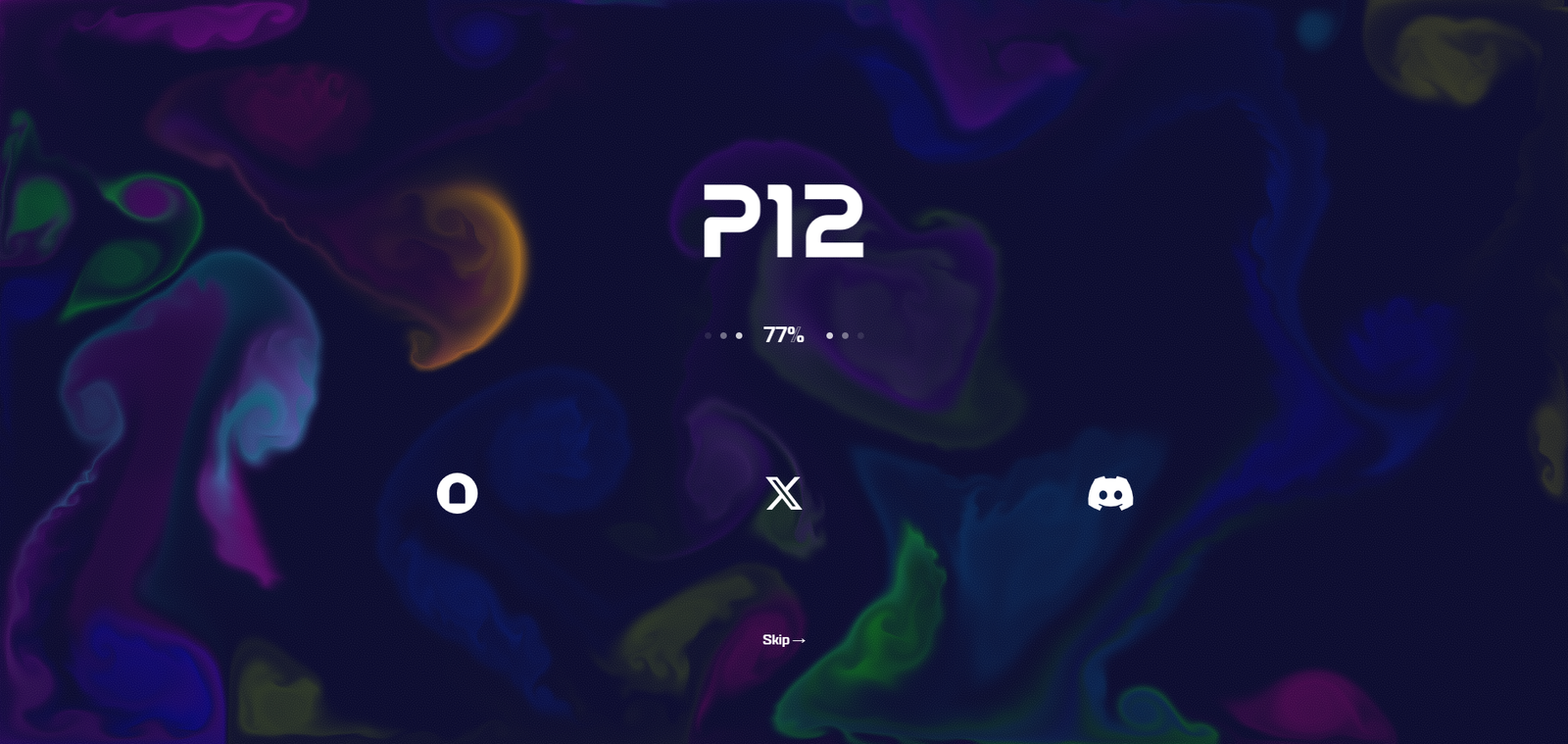 P12 Gaming Web3 Platform interface screenshot